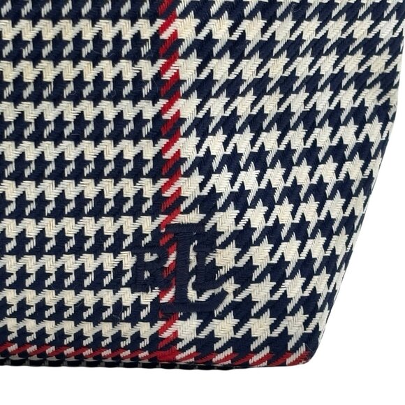 RALPH LAUREN Small Plaid Houndstooth Shoulder Bag Purse - Picture 8 of 13
